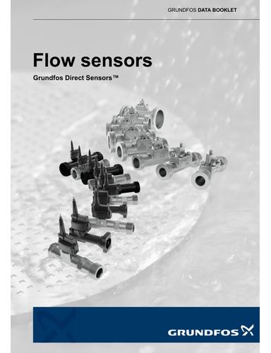 Flow sensors (Grundfos Direct Sensors™) (Data booklet)