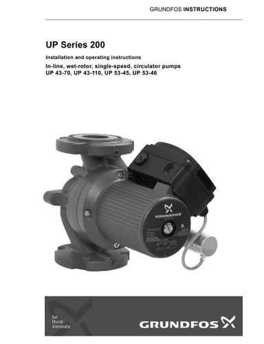 UP Series 200 (I & O instructions)