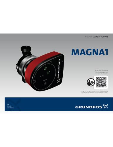 MAGNA1 model A and B, Plug connected (Quick Guide)