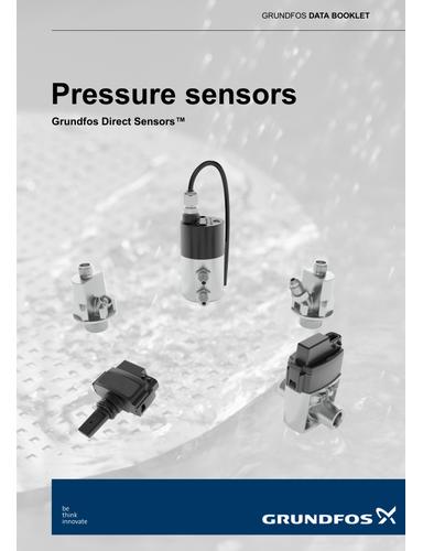 Pressure sensors (Grundfos Direct Sensor™) (Data booklet)