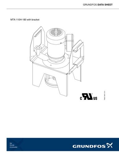 MTA 110H-180 with bracket (Data Sheet)