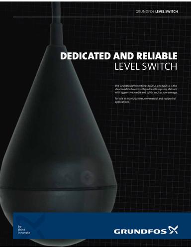 GRUNDFOS LEVEL SWITCH (Product brochure)