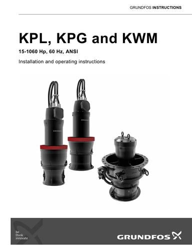 KPL and KWM (15-1060 hp) (Installation and operating instructions)