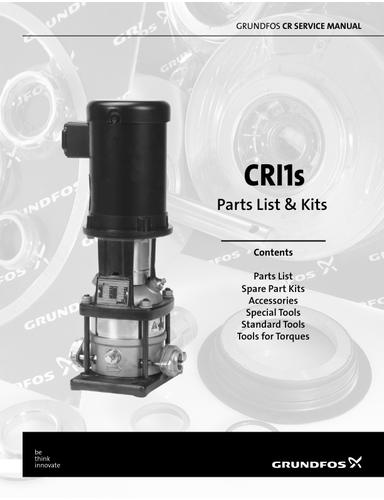 CRI1s (Service Manual - Parts List & Kits)