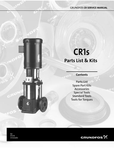 CR1s (Service Manual - Parts List & Kits)