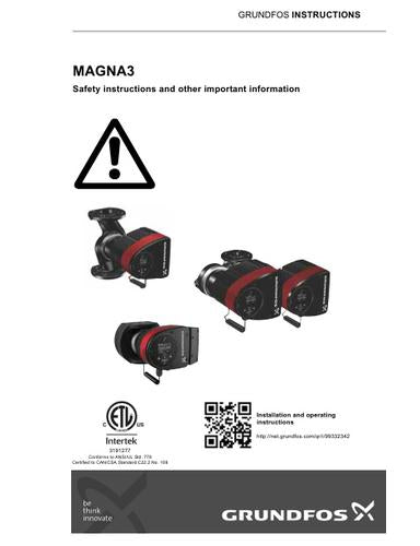 MAGNA3 (Safety instructions)