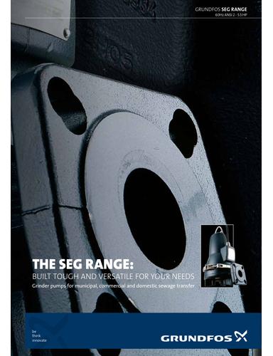 GRUNDFOS SEG RANGE (ANSI 2 - 5.5 HP)