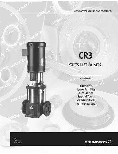 CR 3 (Parts List & Kits)