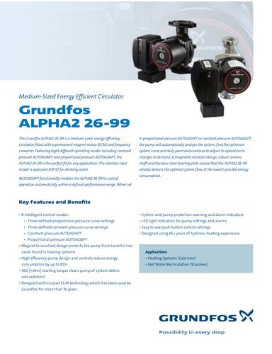 ALPHA2 26-99 (Product brochure)