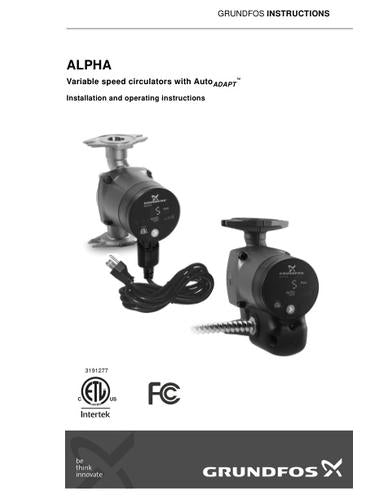 ALPHA (Installation and operating instructions)