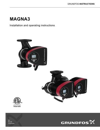 MAGNA3, model A, B and C (Installation and operating instructions)