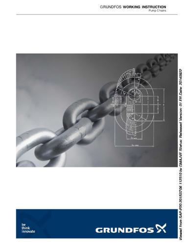Work instructions (Lifting chains) (Installation and operating instructions)