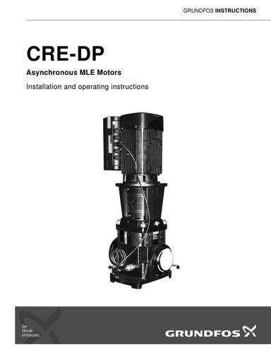 CRE-DP (Asynchronous MLE Motors) (Installation and operating instructions)