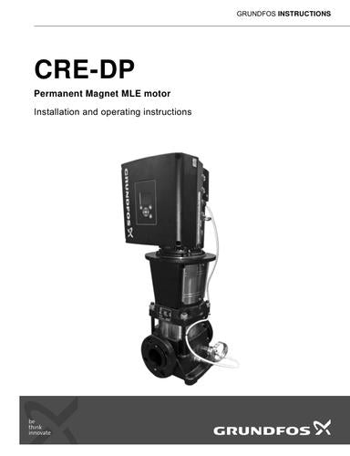 CRE-DP (Permanent Magnet MLE motor) (Installation and operating instructions)
