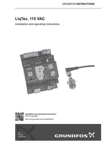 LiqTec, 115 VAC (Installation and operating instructions)