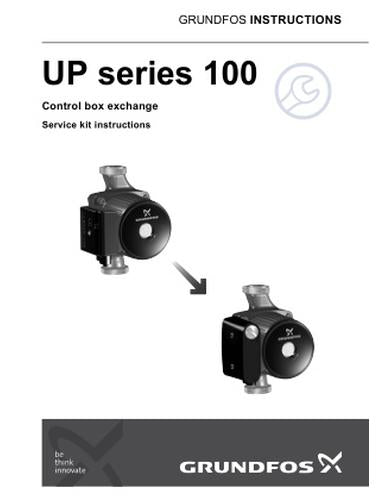 UP series 100, Control box exchange (Service kit instruction)