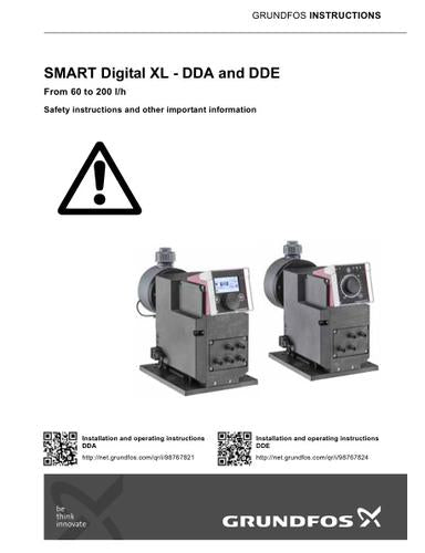 SMART Digital XL - DDA and DDE (Safety instructions)