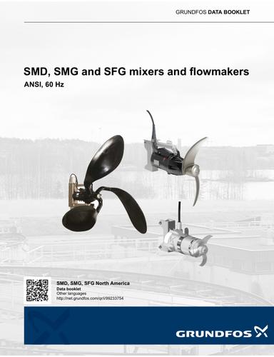 SMD, SMG and SFG mixers and flowmakers, ANSI (Data booklet)