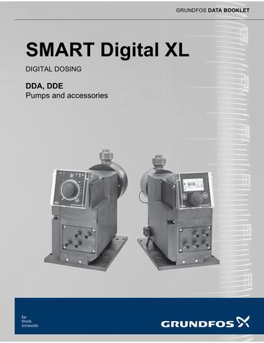 SMART Digital XL, DDA, DDE Pumps and accessories (Data Booklet)