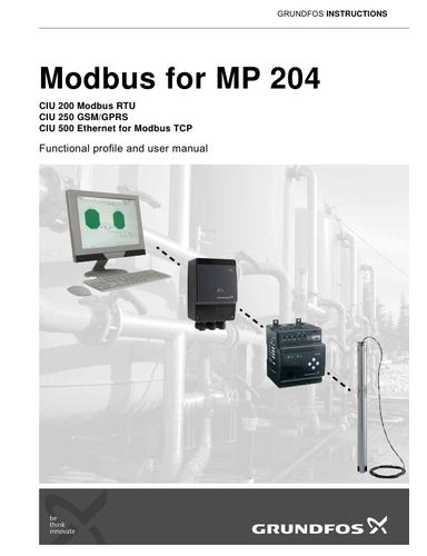 Modbus for MP 204 (Functional profile)