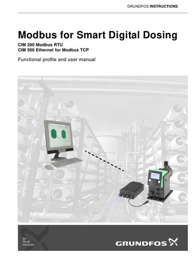 Modbus for Smart Digital Dosing (Functional profile)