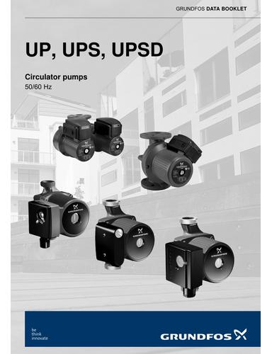 UP, UPS, UPSD Circulator pumps