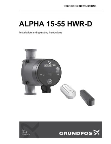 ALPHA 15-55 HWR-D (Installation and Operating Instructions)