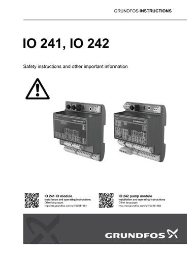 IO 241, IO 242 (Safety instructions)