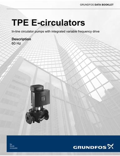 TPE E-circulators (Data booklet)