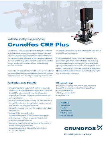 GRUNDFOS CRE PLUS (Leaflet)