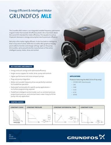 MLE, Energy Efficient & Intelligent Motor (Data sheet)