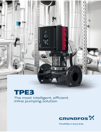 TPE3, INTELLIGENT PUMPING SIMPLIFIED (Product brochure)