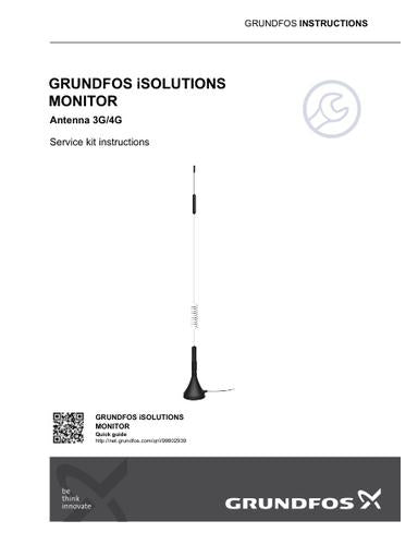 GRUNDFOS iSOLUTIONS MONITOR - Antenna 3G/4G (Service kit instructions)
