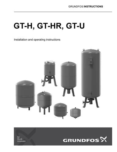 GT-H, GT-HR, GT-U (GB) (I & O instructions)