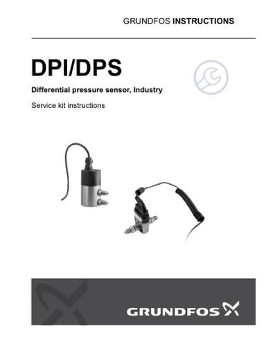DPI/DPS, Differential pressure sensor, Industry (Service kit instruction)