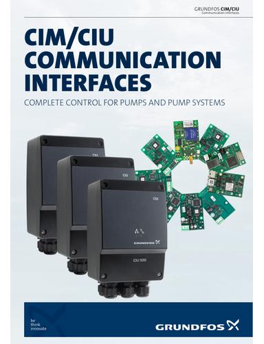 CIM/CIU COMMUNICATION INTERFACES (Product brochure)