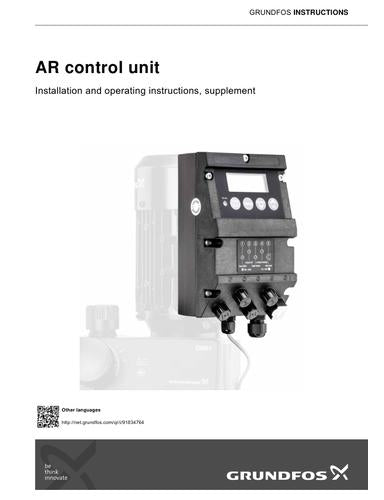 AR control unit (Installation and operating instruction)