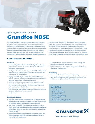 NBSE, Split-Coupled End-Suction Pump