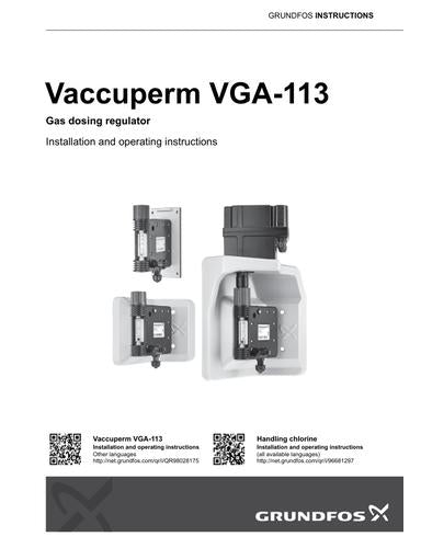 Vaccuperm VGA-113, Gas dosing regulator (US version)