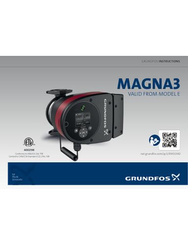 MAGNA3 Model E, Small  (Quick Guide)