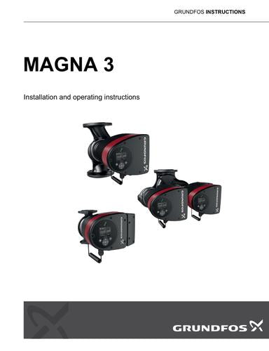 MAGNA 3, Model E (I & O instructions)