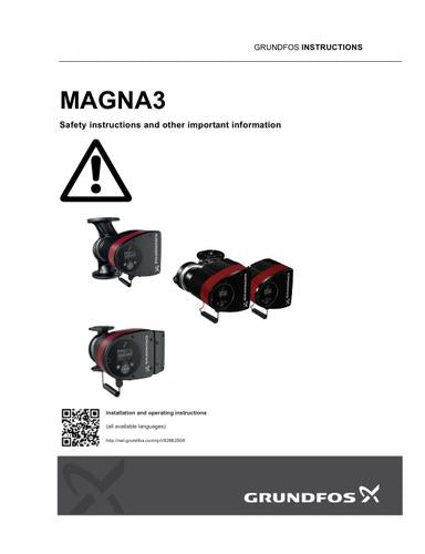 MAGNA3, Model E (Safety instructions)