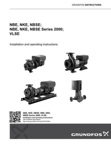 NBE, NKE, NBSE; VLSE (Installation and operating instructions)