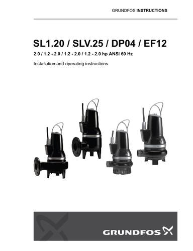 SL1.20 / SLV.25 / DP04 / EF12 (Installation and operating instructions)