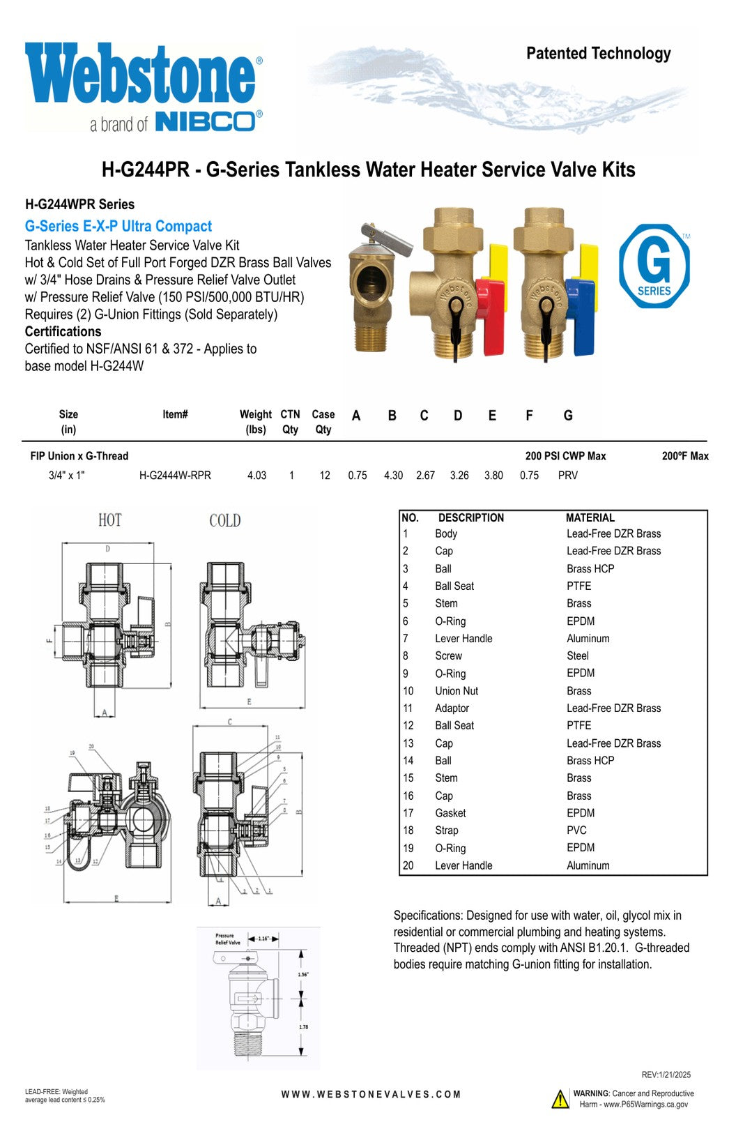 H G244PR ZSpec