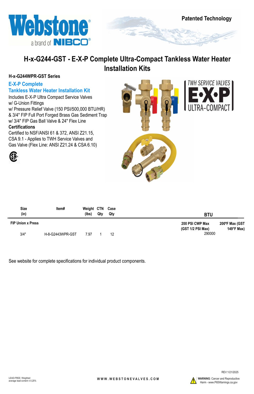 H x G244 GST ZSpec