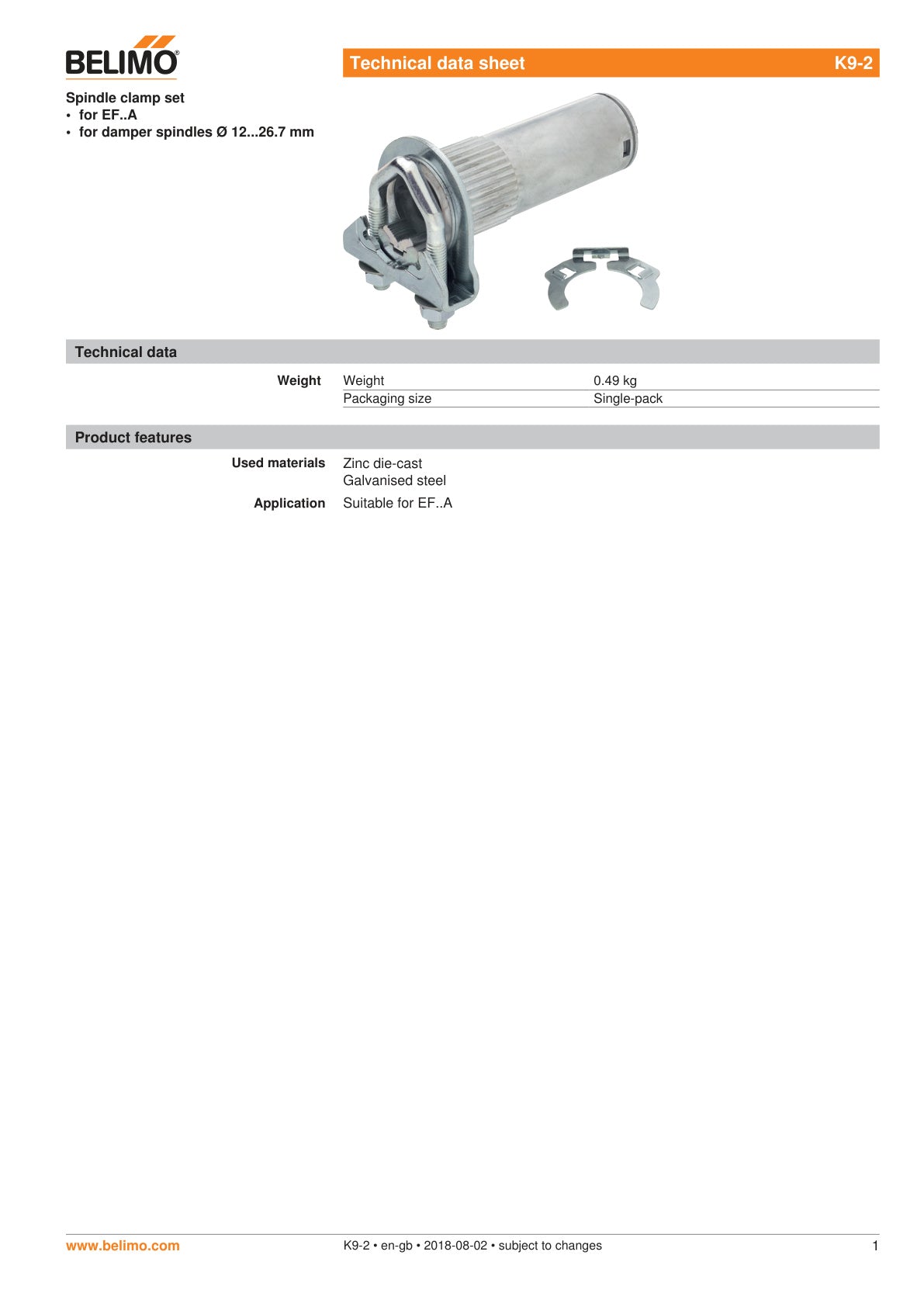 K9 2 Datasheet