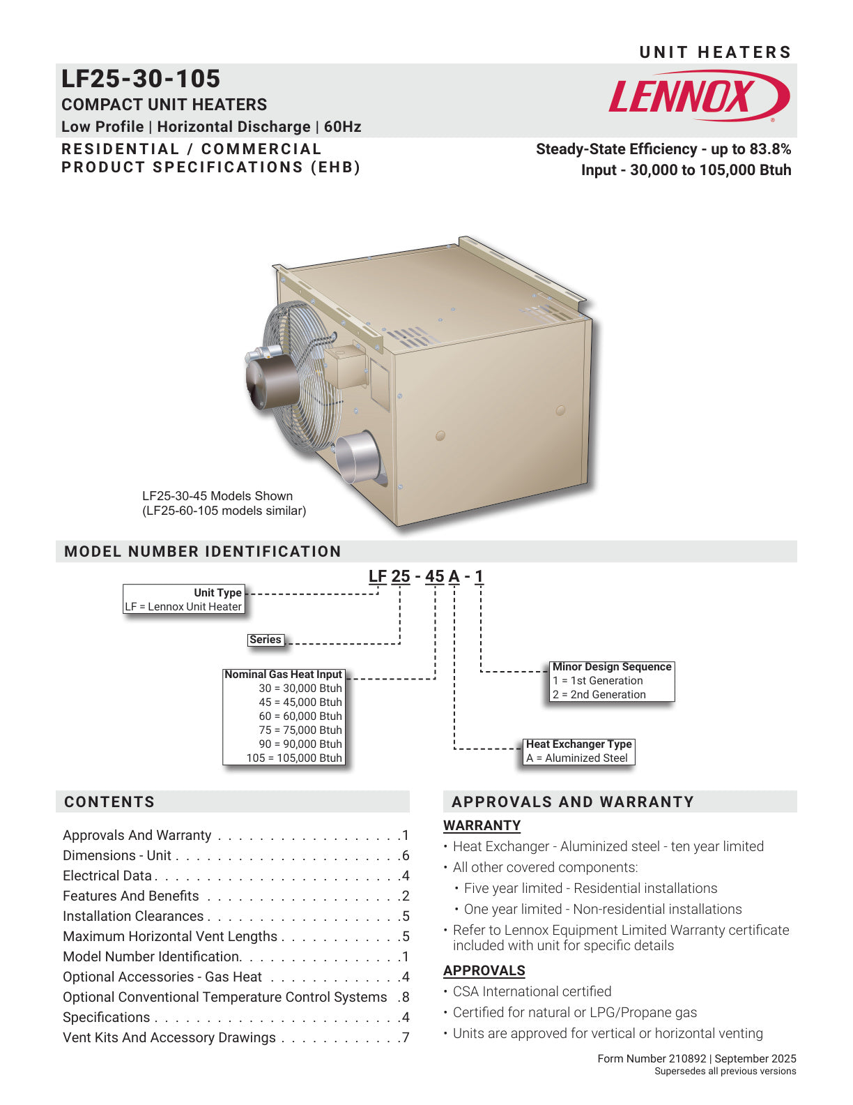 LF25  030K 105K  Compact EHB
