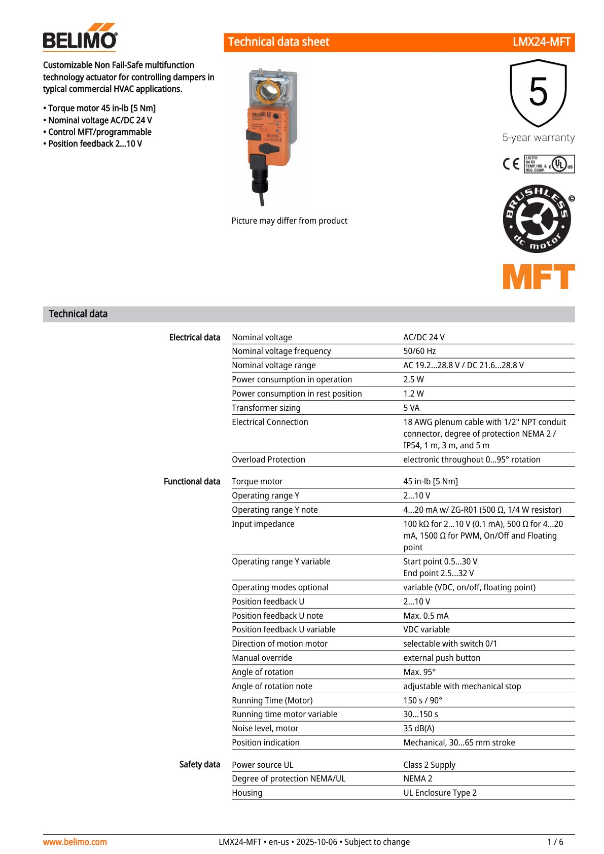 LMX24 MFT Datasheet