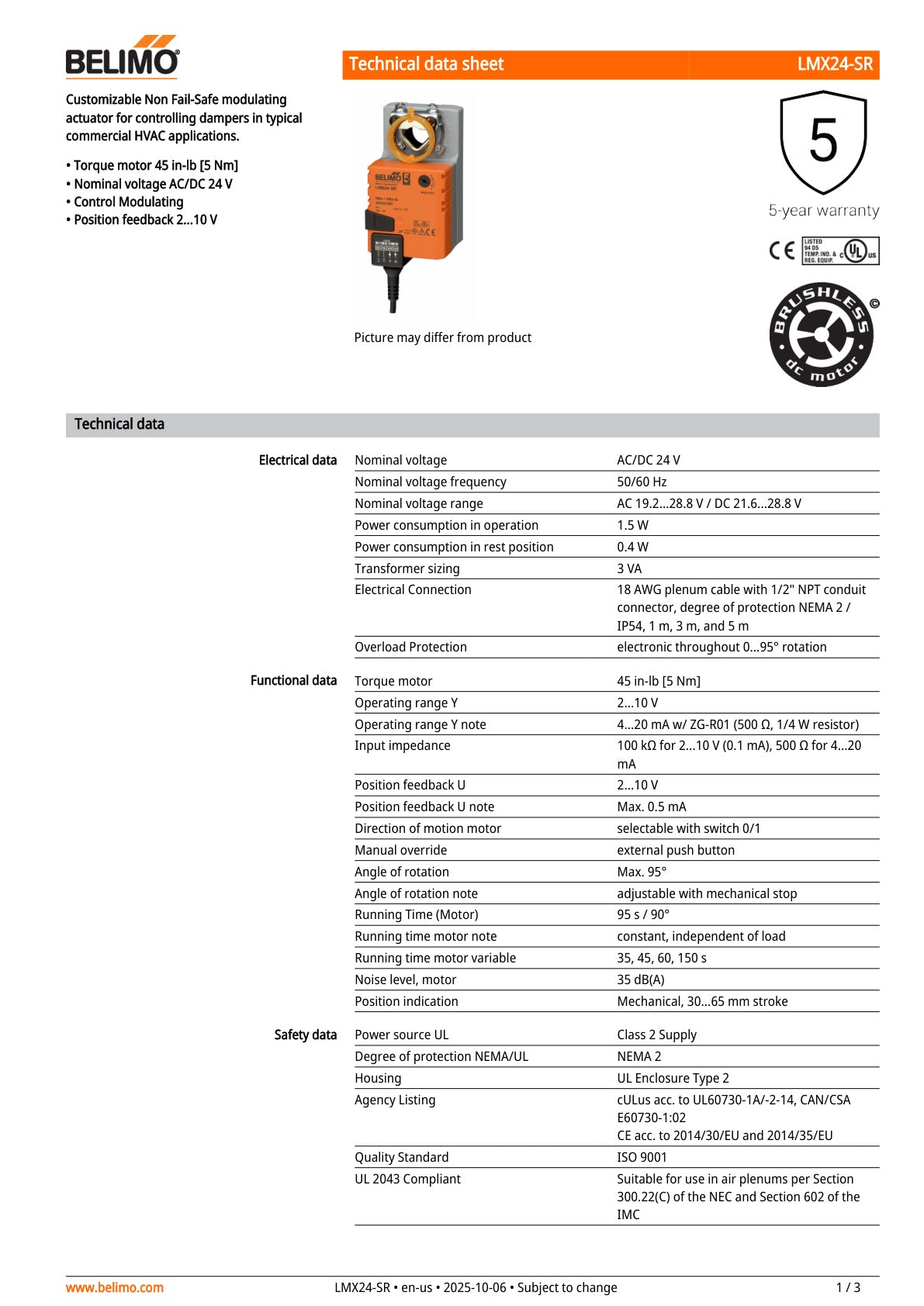 LMX24 SR Datasheet